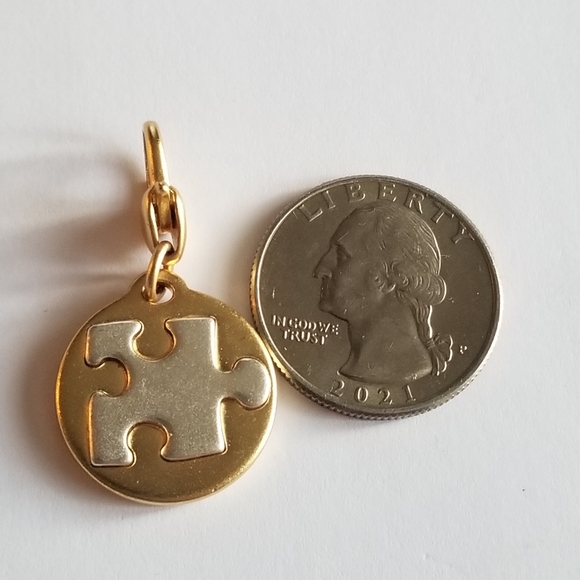Amanda Blu Autism Puzzle Piece just the way you are clip charm - Picture 5 of 8